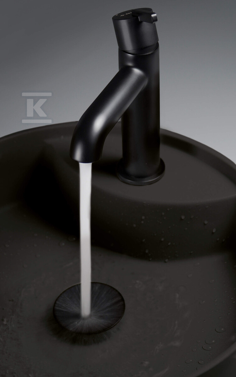 Раковина накладная Silia, nero Ø36 cm з - CQS_NU4B